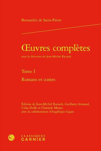 Oeuvres Completes Tome 1 : Romans et Contes