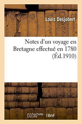 Notes d un voyage en bretagne