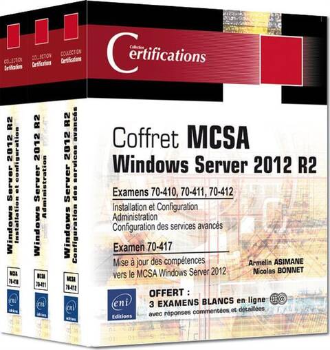 Coffret MCSA Windows Server 2012 R2