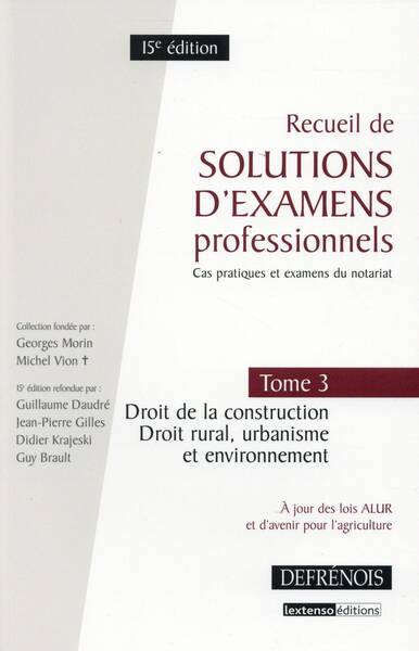 Recueil de Solutions D'Examens Professi