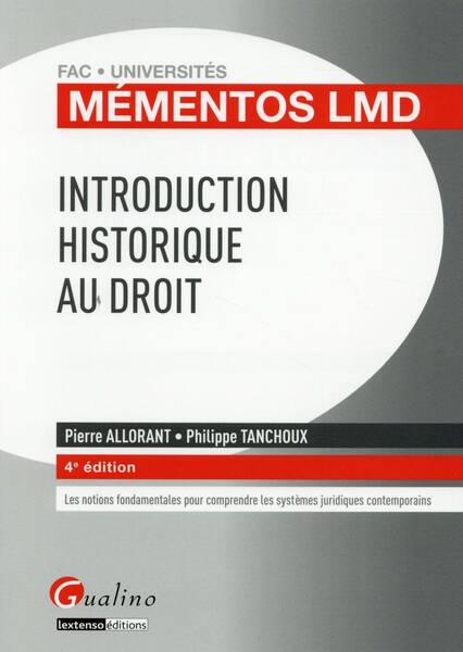 Introduction Historique au Droit 2015-2016