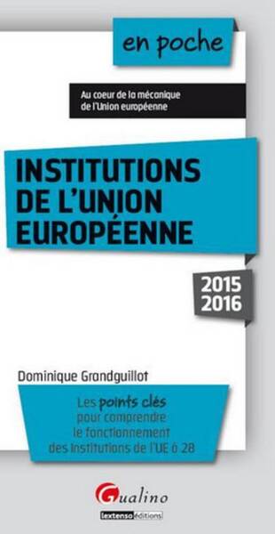 Institutions de l'Union Europeenne 2015-2016