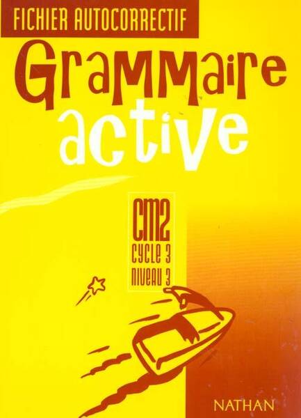 Grammaire active CM2 / Fichier autocorrectif