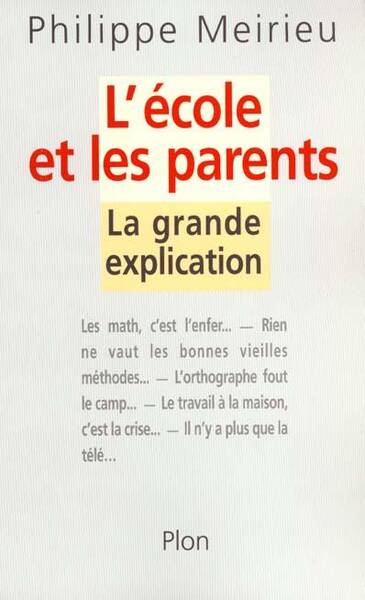 L'école et les parents