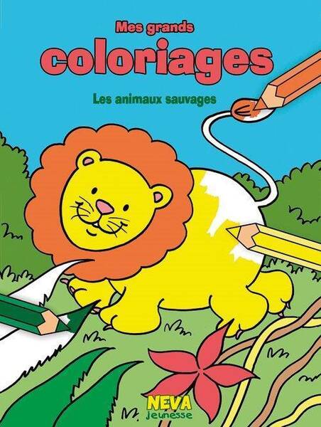 Animaux Sauvages -Les- Grands Coloriages