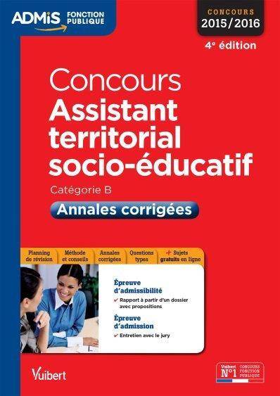 Concours Assistant Territorial Socio Educatif; Categorie B Annales