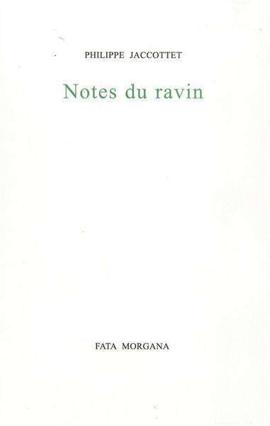 Notes du Ravin