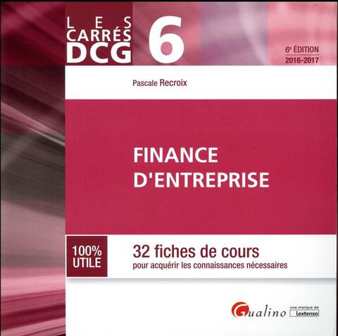 Finance D'Entreprise 2016-2017