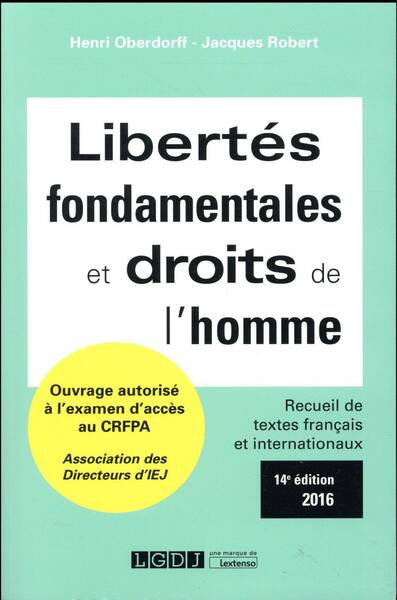 Libertes Fondamentales et Droits de l'H