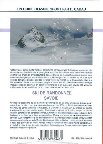 Ski de Randonnee Savoie Ancienne Edition