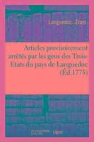 Articles provisoirement arretes