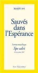 Sauves Dans l'Esperance - Spe Salvi