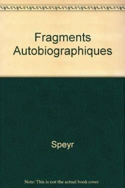 Fragments autobiographiques