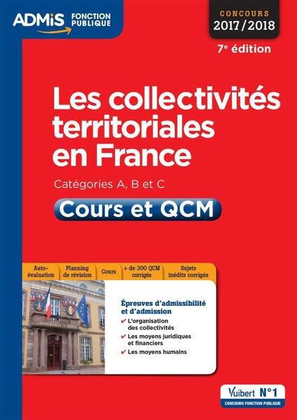 Les Collectivites Territoriales en France; Categories A, B et C;