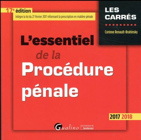 L'Essentiel de la Procedure Penale