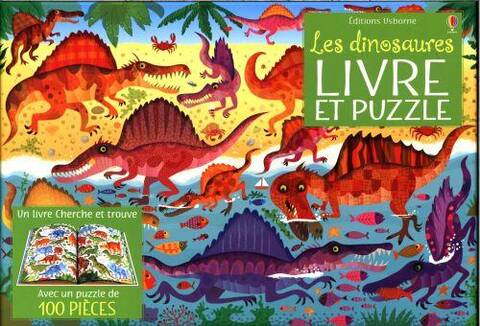 Les dinosaures : livre et puzzle