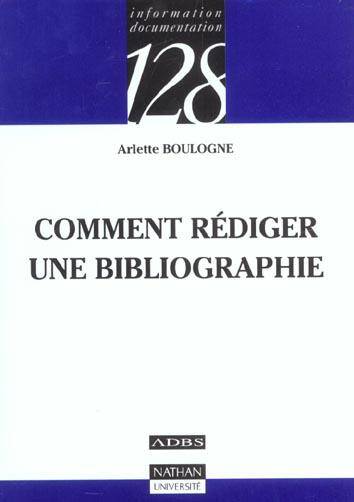 Comment rédiger une bibliographie