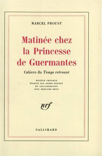 Matinée chez la princesse de Guermantes