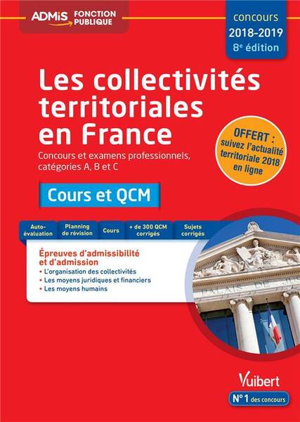 Les Collectivites Territoriales en France; Concours et Examens