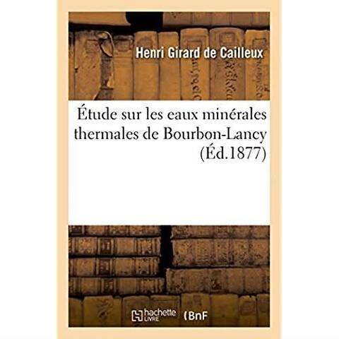 Etude sur les eaux minerales