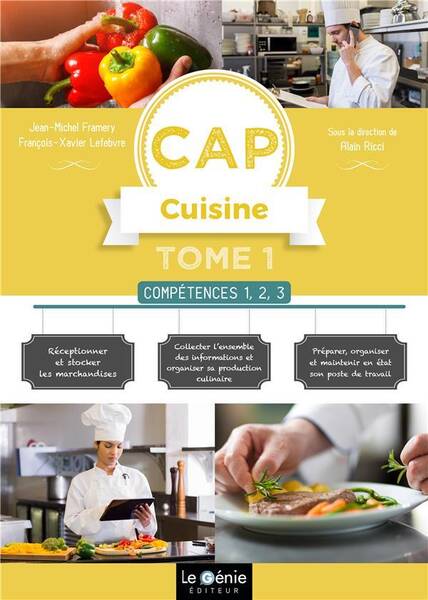 Cap Cuisine - Tome 1- Competences 1,2,3