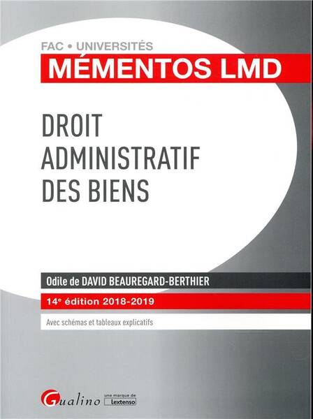 Droit Administratif des Biens (Edition 2018/2019)