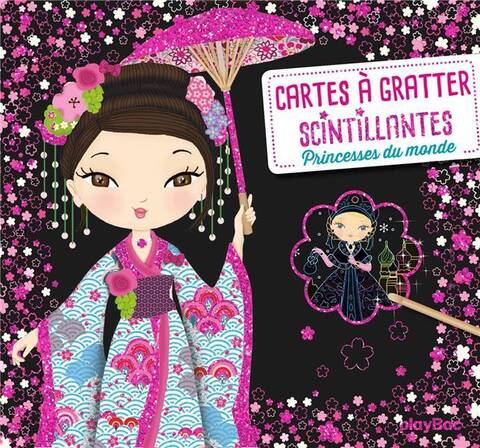 Princesses du monde : cartes à gratter scintillantes