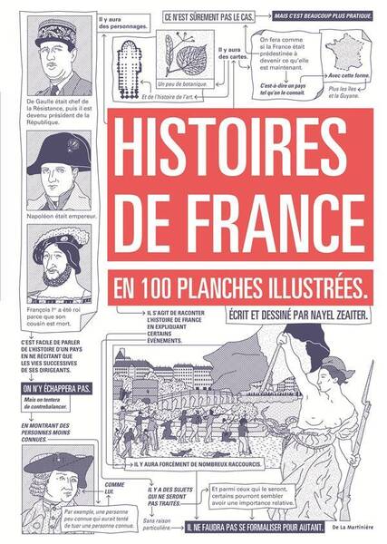 Histoires de France ; en 100 Planches Illustrees
