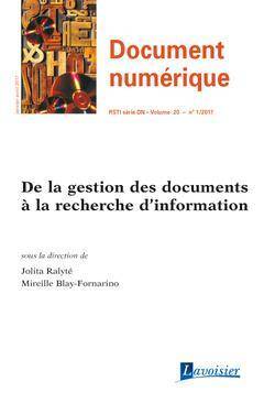 DOCUMENT NUMERIQUE VOLUME 20 N 1;JANVIER AVRIL 2017; DE LA GESTION
