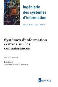 Ingenierie des Systemes D Information Rsti Serie Isi Volume 22 N 6;