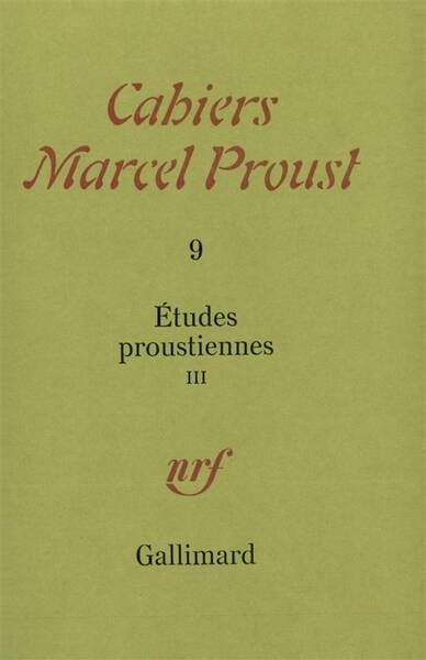 Cahiers Marcel Proust