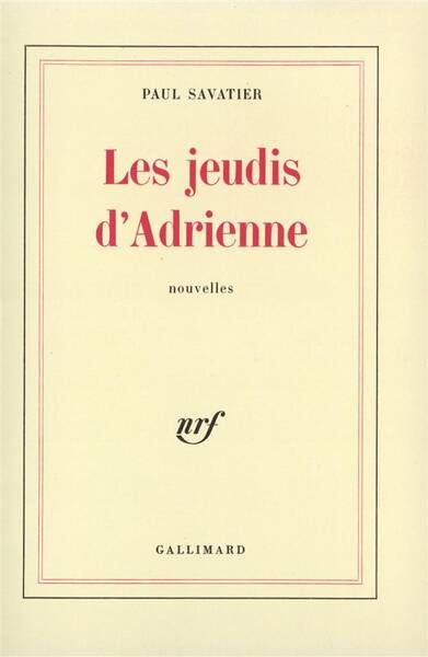 Les jeudis d'Adrienne