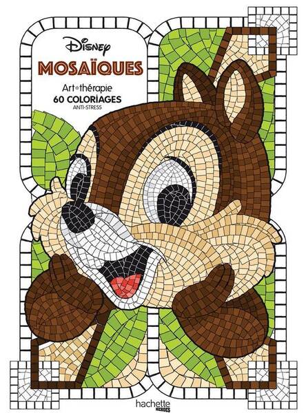 Mosaïques Disney : 60 coloriages anti-stress : art thérapie