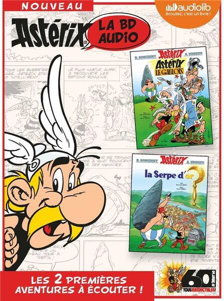 Asterix : la BD audio : Astérix le Gaulois + La serpe d'or