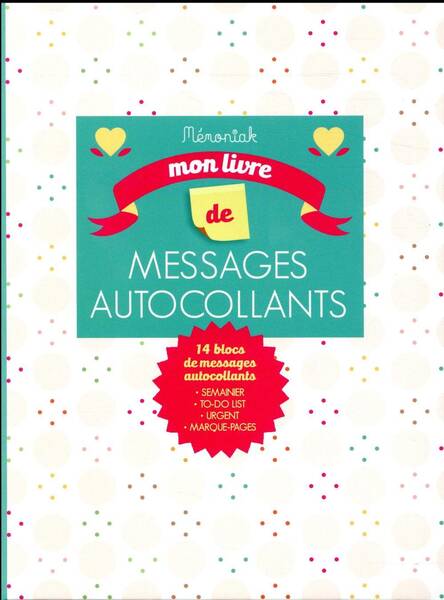 MON LIVRE DE MESSAGES AUTOCOLL