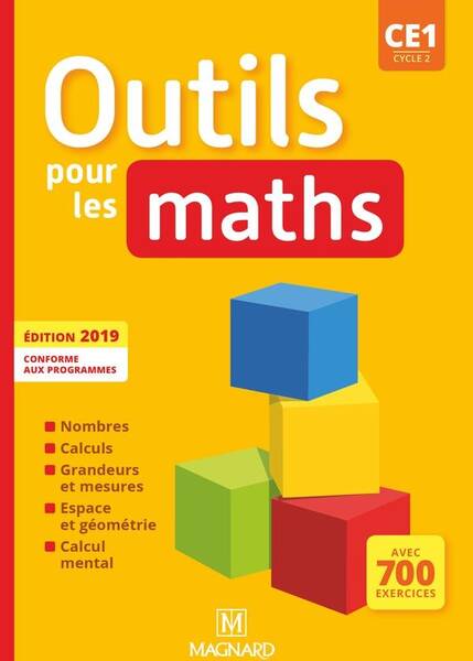 Outils Pour les Maths ; Ce1 ; Manuel de l'Eleve (Edition 2019)