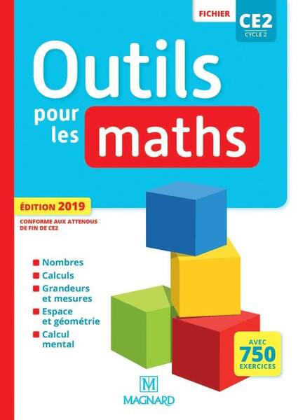 Outils Pour les Maths ; Ce2 ; Fichier de l'Eleve (Edition 2019)