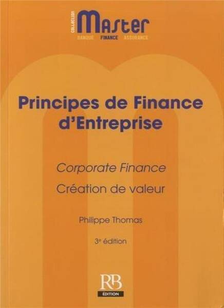 Principes de Finance D'Entreprise - Cor