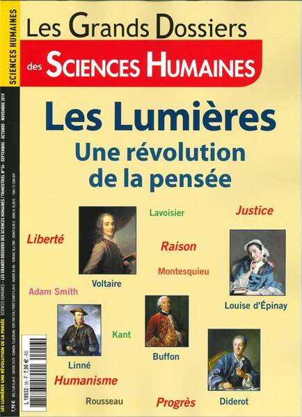 Sciences Humaines Gd N 56 les Lumieres Septembre;octobre;novembre 201