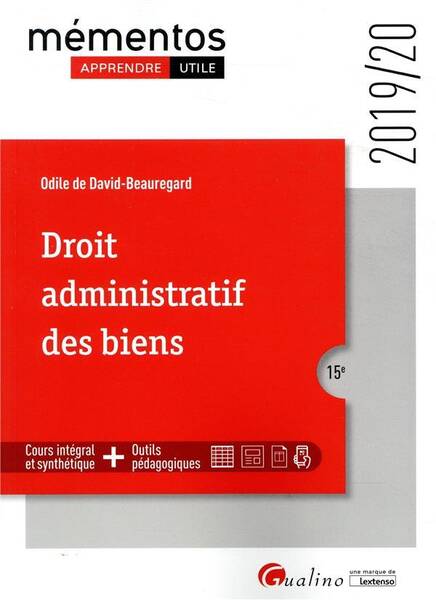 Droit Administratif des Biens (Edition 2019/2020)