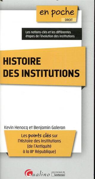 Histoire des Institutions