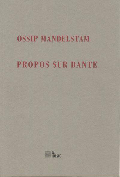 Propos sur Dante