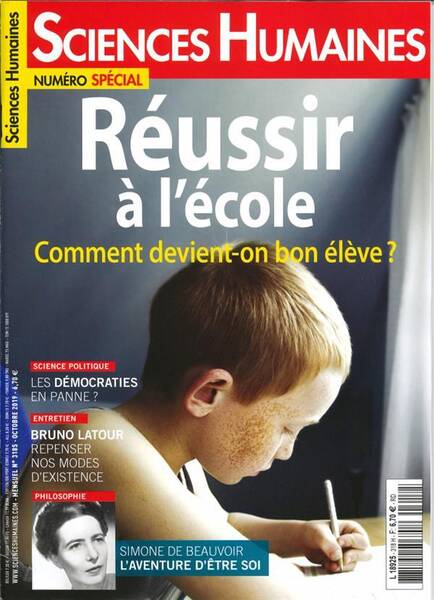 SCIENCES HUMAINES N 318S REUSSIR A L'ECOLE - AOUT/SEPTEMBRE 2019