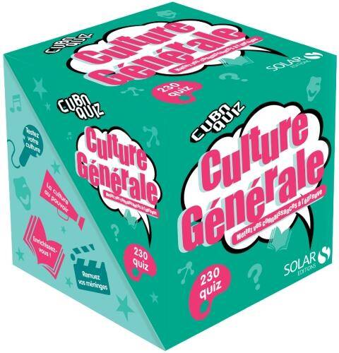 Cuboquiz culture générale : mettez vos connaissances à l'ouvrage