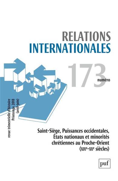 Relations Internationales N.173 (Edition 2018)