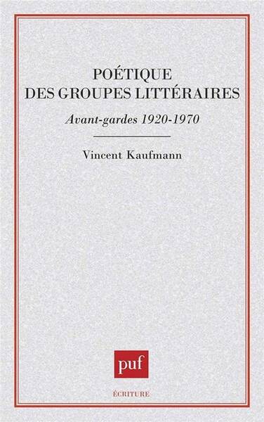 IAD - Poétique des groupes littéraires