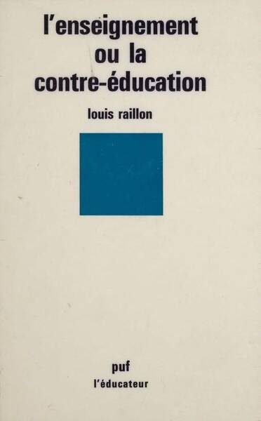 ENSEIGNEMENT OU CONTRE-EDUCATION