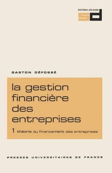 GESTION FINANCIERE DES ENTREPRISES