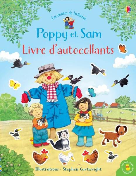 Poppy et Sam : livre d'autocollants