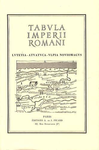 Tabula imperii romanii lutetia atua
